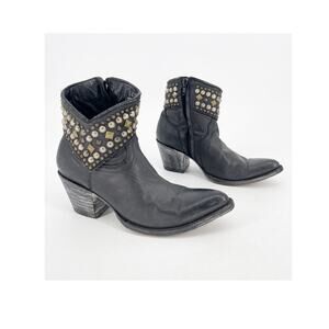 Old Gringo Women's 6.5 Mini Belinda Distressed Western Ankle Cowgirl Boots